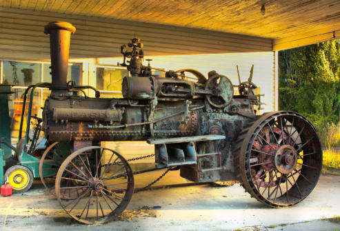 Rebuilt Antique Case Tractor